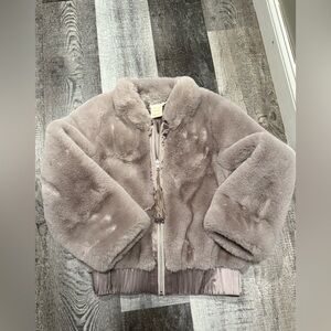 FLANNEL silk reversible jacket